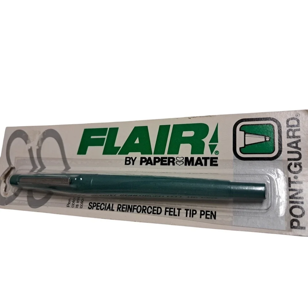 VINTAGE‎ 1983 Paper Mate Flair Green Ink